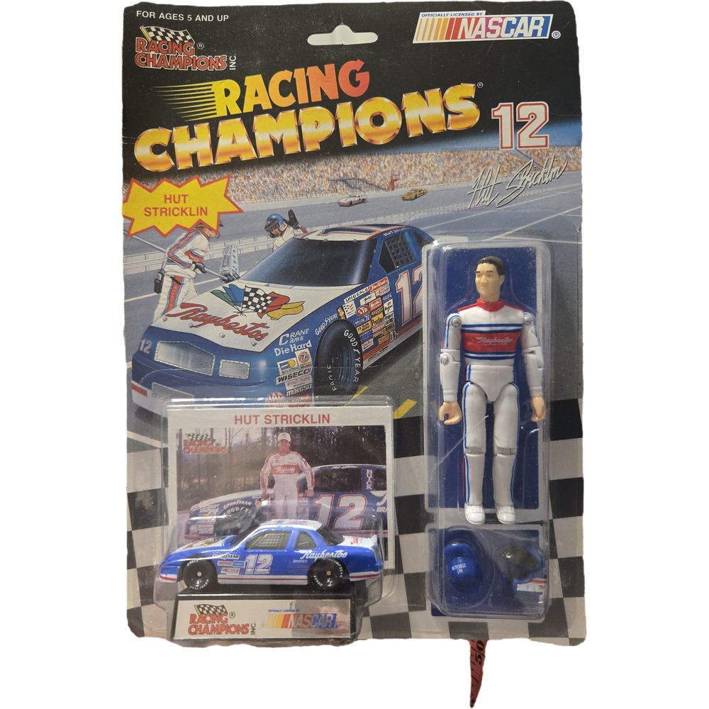 Hut Stricklin #12 Racing Champions Action Figure & Diecast Set